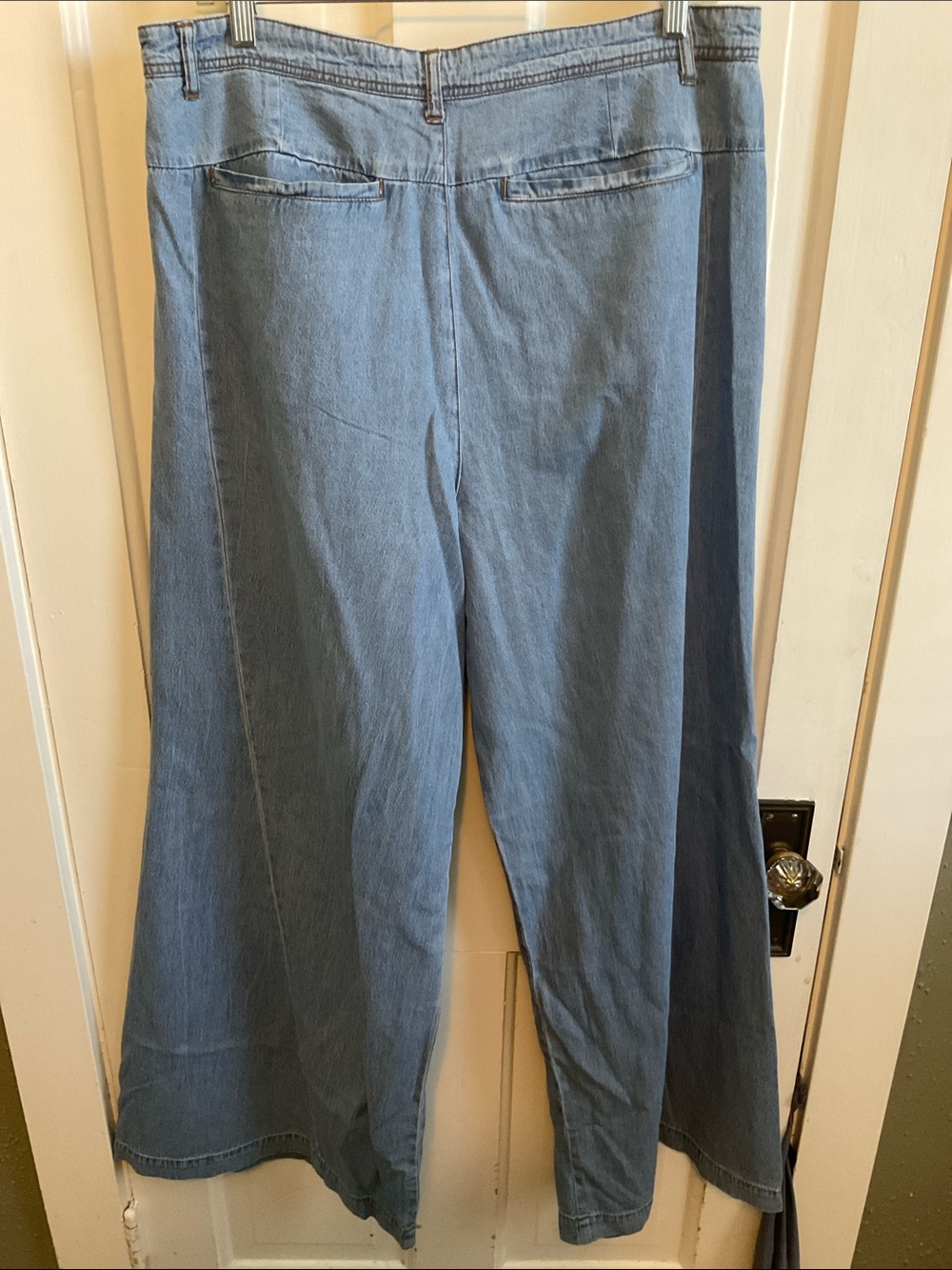 Steve Madden Light Blue Denim Wide-Leg Jeans - Picture 5 of 6